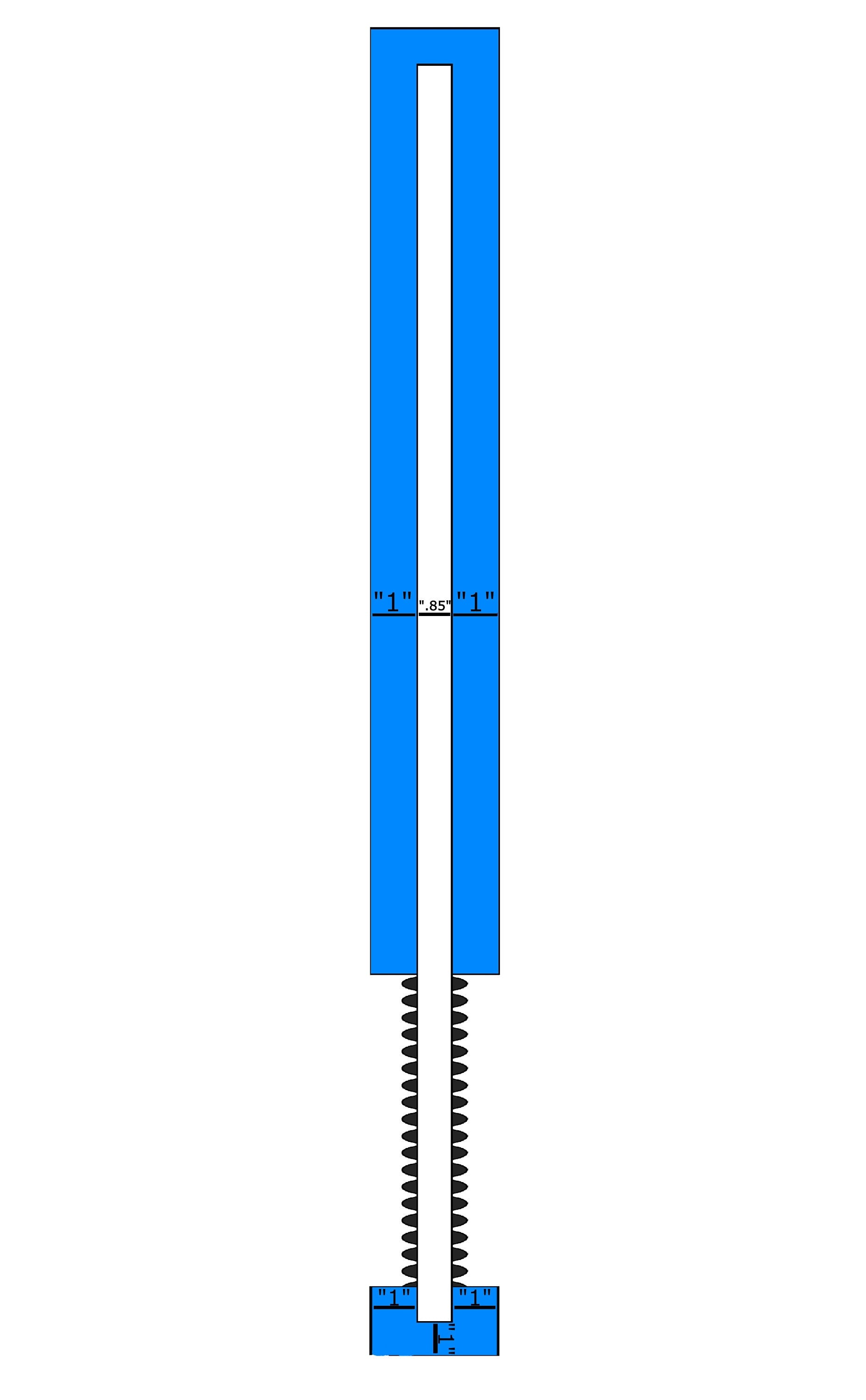 24 Inch Foam Sword - 30 Day Guarantee - PVC Core - Black